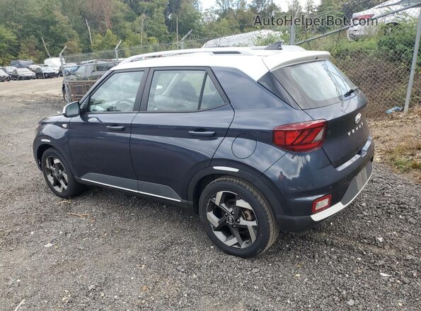 KMHRC8A37MU087136 2021 HYUNDAI VENUE Blue Trasero izquierdo