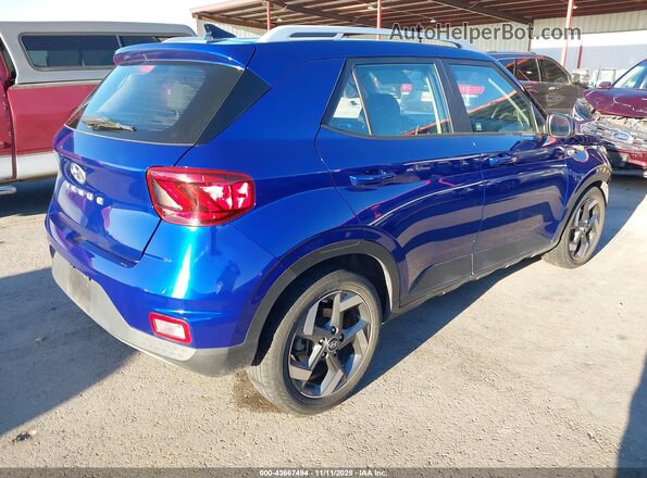 KMHRC8A37MU103089 2021 HYUNDAI VENUE Blue Задня права чверть