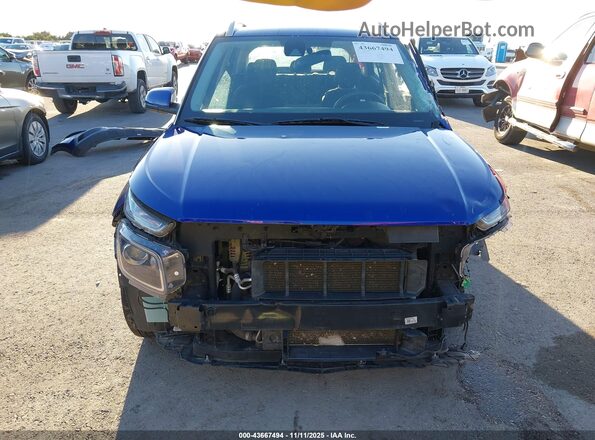 KMHRC8A37MU103089 2021 HYUNDAI VENUE Blue Вид задньої частини салону