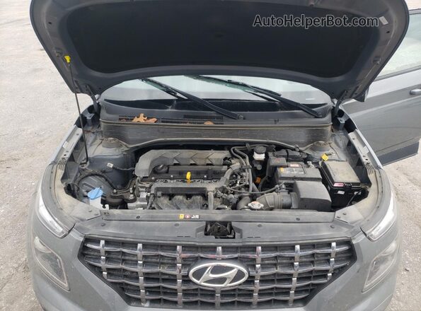 KMHRC8A37PU221700 2023 HYUNDAI VENUE Gray Engine compartment view