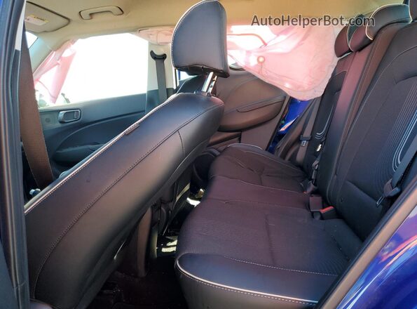 KMHRC8A37RU288218 2024 HYUNDAI VENUE Blue Вид задньої частини салону