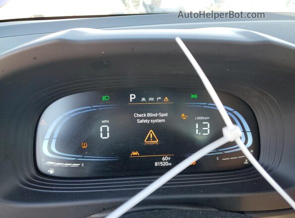 KMHRC8A37RU288218 2024 HYUNDAI VENUE Blue Вид щитка приладів