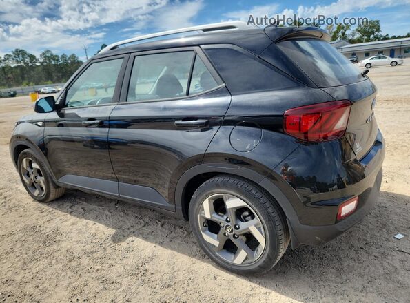 KMHRC8A38MU120645 2021 HYUNDAI VENUE Black Trasero izquierdo