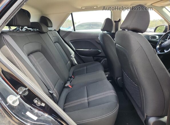 KMHRC8A38MU120645 2021 HYUNDAI VENUE Black Vista de los asientos traseros