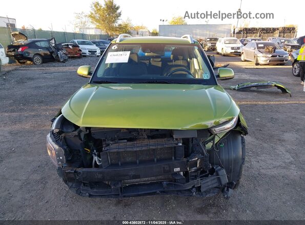 KMHRC8A38NU155395 2022 HYUNDAI VENUE Зеленый Вид задней части салона