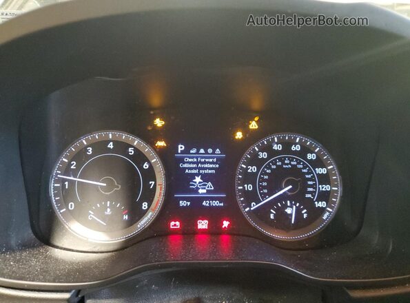 KMHRC8A38NU200254 2022 HYUNDAI VENUE Черный Вид щитка приборов