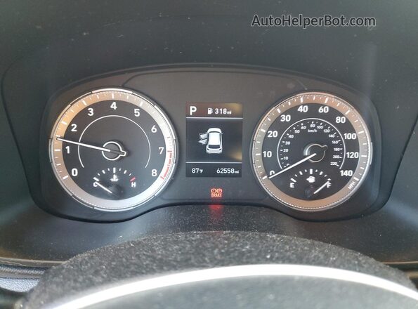 KMHRC8A39LU016227 2020 HYUNDAI VENUE Gray Вид щитка приладів