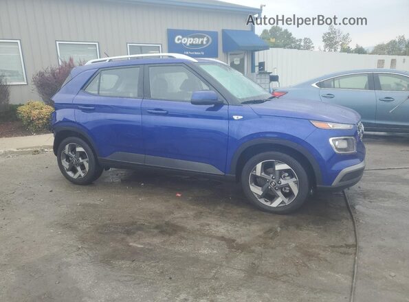 KMHRC8A3XSU372247 2025 HYUNDAI VENUE Blue Передня права чверть