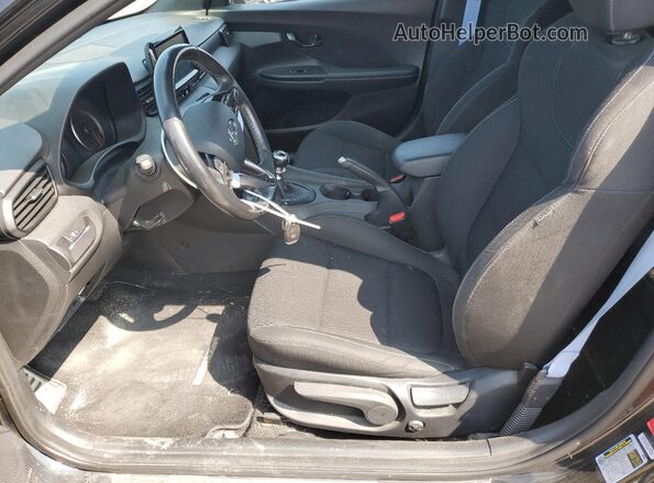 KMHT36AH0LU003775 2020 HYUNDAI VELOSTER Black Widok wnętrza z przodu