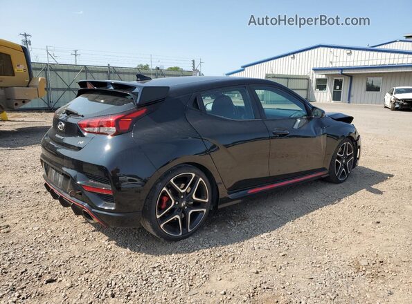 KMHT36AH0LU003775 2020 HYUNDAI VELOSTER Black Tył prawy