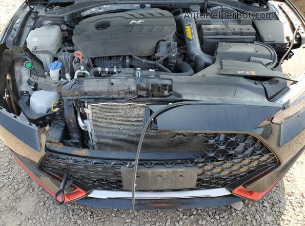 KMHT36AH0LU003775 2020 HYUNDAI VELOSTER Black Widok wnętrza z tyłu