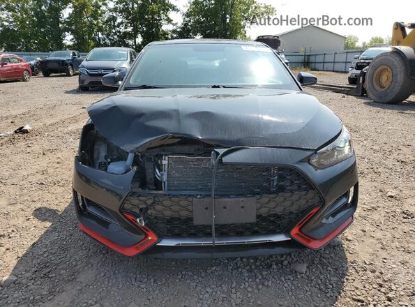 KMHT36AH0LU003775 2020 HYUNDAI VELOSTER Black Widok z przodu