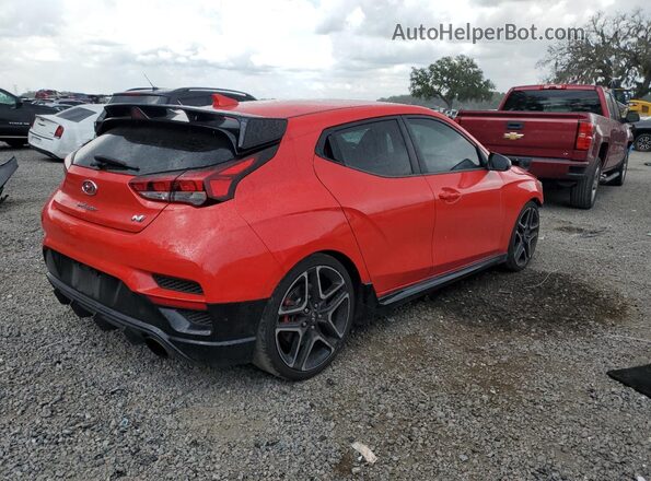 KMHT36AH0NU014066 2022 HYUNDAI VELOSTER Red უკანა მარჯვენა