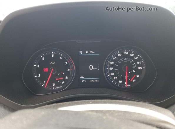 KMHT36AH0NU014066 2022 HYUNDAI VELOSTER Red ხელსაწყოთა პანელის ხედი