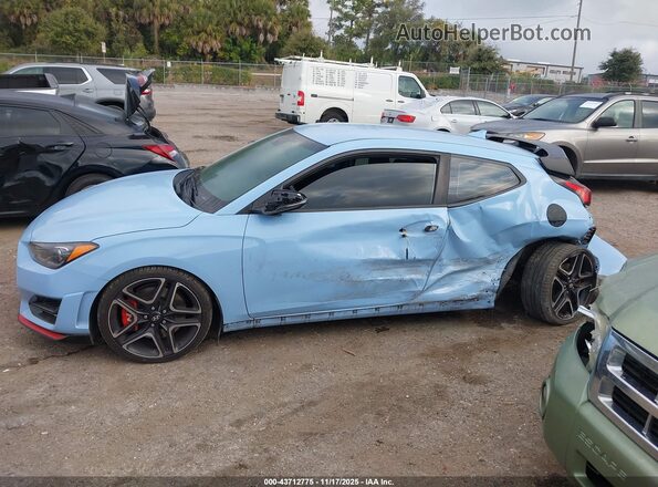 KMHT36AH2LU007164 2020 HYUNDAI VELOSTER N Light Blue Панорамный вид салона 360°