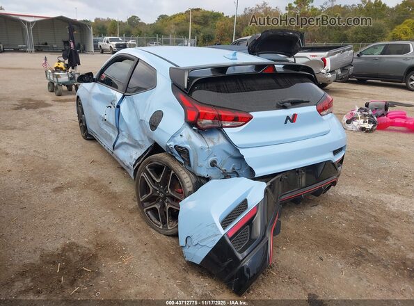 KMHT36AH2LU007164 2020 HYUNDAI VELOSTER N Light Blue Вид спереди