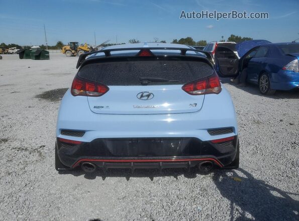 KMHT36AH5LU003917 2020 HYUNDAI VELOSTER Синий Вид сзади