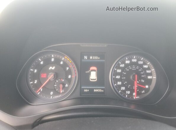 KMHT36AH5LU003917 2020 HYUNDAI VELOSTER Синий Вид щитка приборов