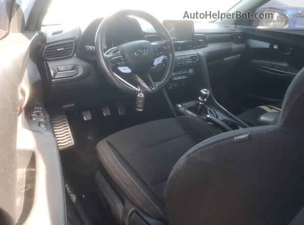 KMHT36AH5LU003917 2020 HYUNDAI VELOSTER Синий Вид панели приборов