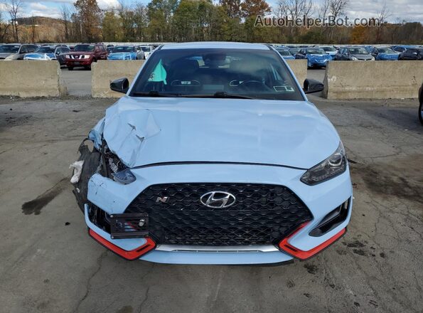KMHT36AH6MU009520 2021 HYUNDAI VELOSTER Blue Դիմացի տեսք