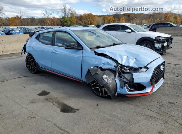 KMHT36AH6MU009520 2021 HYUNDAI VELOSTER Blue Առջևի աջ