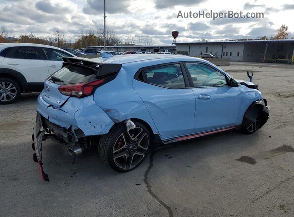 KMHT36AH6MU009520 2021 HYUNDAI VELOSTER Blue Հետևի աջ