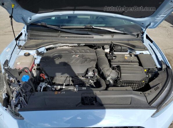 KMHT36AH6MU009520 2021 HYUNDAI VELOSTER Blue Սալոնի հետևի տեսք