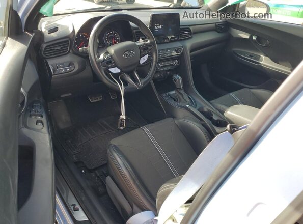 KMHT36AH6MU009520 2021 HYUNDAI VELOSTER Blue Առջևի վահանակի տեսք