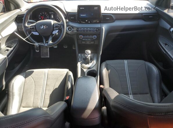 KMHT36AH6NU013309 2022 HYUNDAI VELOSTER Black Առջևի վահանակի տեսք