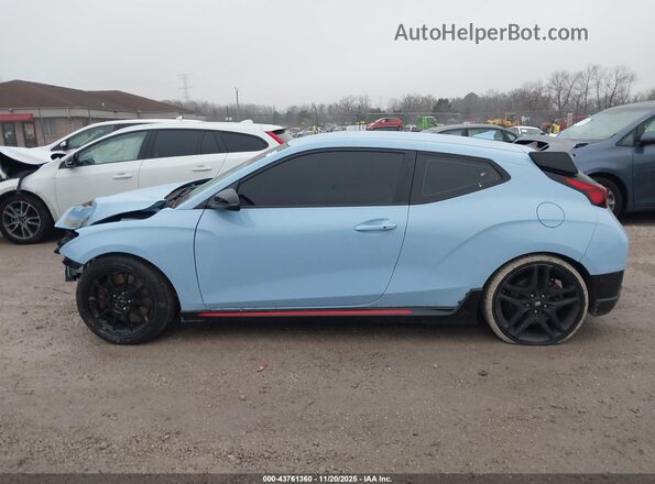 KMHT36AH9MU010015 2021 HYUNDAI VELOSTER N Blue Widok wnętrza z tyłu