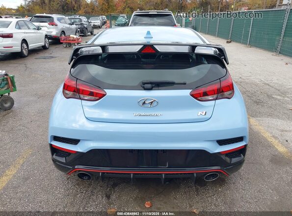 KMHT36AH9NU012283 2022 HYUNDAI VELOSTER N Light Blue 