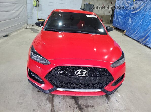 KMHT36AHXMU009794 2021 HYUNDAI VELOSTER Red Դիմացի տեսք