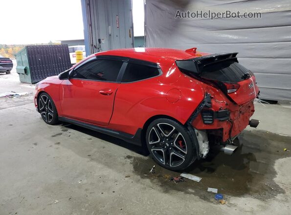 KMHT36AHXMU009794 2021 HYUNDAI VELOSTER Red Հետևի ձախ