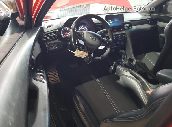 KMHT36AHXMU009794 2021 HYUNDAI VELOSTER Red Առջևի վահանակի տեսք