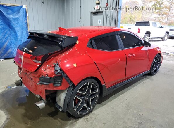KMHT36AHXMU009794 2021 HYUNDAI VELOSTER Red Հետևի աջ