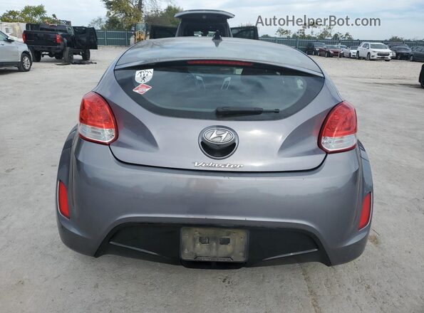 KMHTC6AD0HU321416 2017 HYUNDAI VELOSTER Silver 