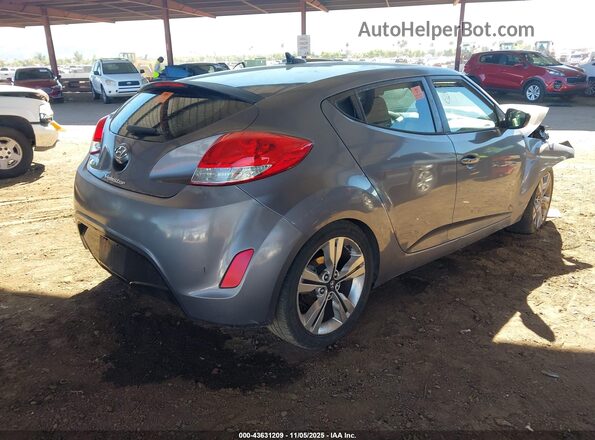 KMHTC6AD9HU313914 2017 HYUNDAI VELOSTER Gray 