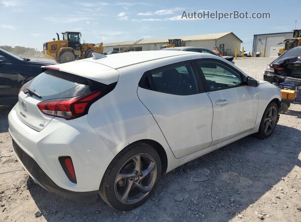 KMHTG6AF0KU017404 2019 HYUNDAI VELOSTER White Trasero derecho