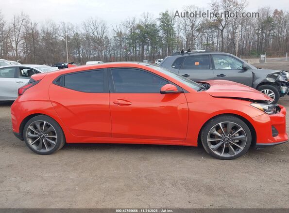 KMHTG6AF5LU030540 2020 HYUNDAI VELOSTER Оранжевый Вид щитка приборов