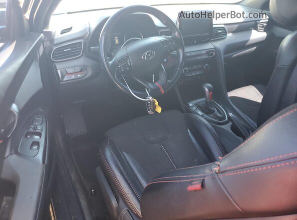 KMHTG6AF8LU020889 2020 HYUNDAI VELOSTER Черный Вид панели приборов
