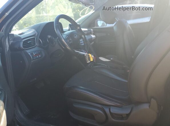 KMHTG6AF8LU020889 2020 HYUNDAI VELOSTER Черный Вид салона спереди