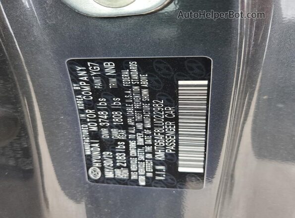 KMHTG6AF8LU022982 2020 HYUNDAI VELOSTER Two Tone 