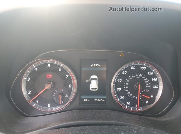 KMHTH6AB3LU021099 2020 HYUNDAI VELOSTER Угольный Вид щитка приборов