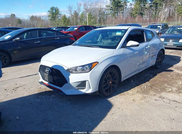 KMHTH6AB6LU026944 2020 HYUNDAI VELOSTER Gray Առջևի ձախ երեք քառորդ տեսարան