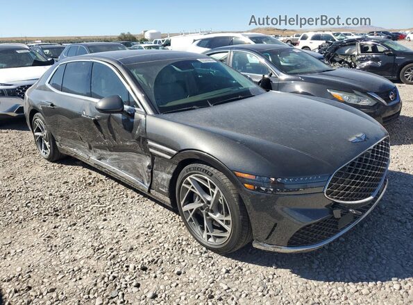 KMTFB4SD6PU027610 2023 GENESIS G90 Угольный Передняя правая четверть