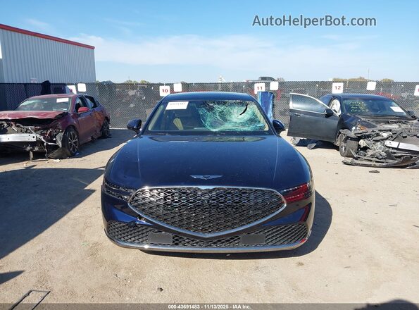 KMTFB4SDXPU027643 2023 GENESIS G90 Navy Вид щитка приборов