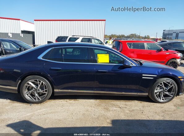 KMTFB4SDXPU027643 2023 GENESIS G90 Navy Вид задней части салона