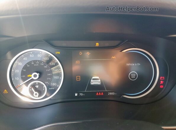KMTG14SC7TU160997 2026 GENESIS G70 Silver Սարքավորումների վահանակի տեսք