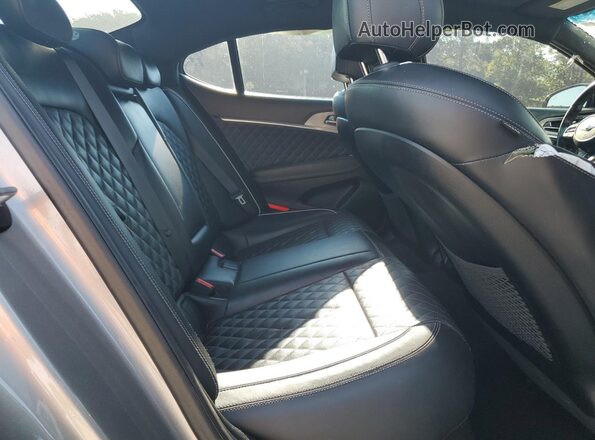 KMTG34LE0MU074054 2021 GENESIS G70 Gray Widok tylnych siedzeń
