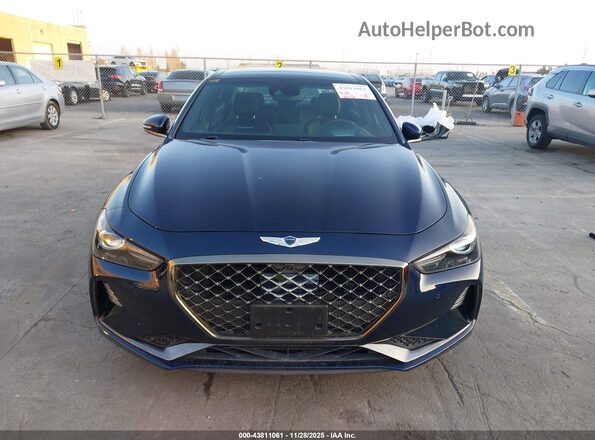 KMTG34LE1LU053230 2020 GENESIS G70 Blue ხელსაწყოთა პანელის ხედი